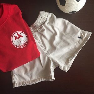 Polo pull-on chino shorts